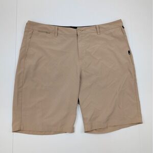 QuikSilver Dry Flight Amphibian Shorts Men's 38x9 Quick Dry‎ Khaki Beige Tan